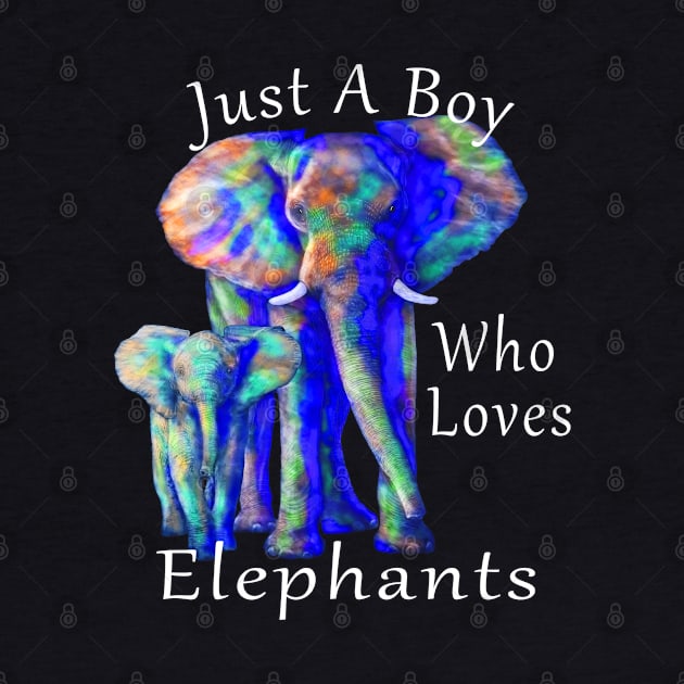 Just A Boy Who Loves Elephants by macdonaldcreativestudios